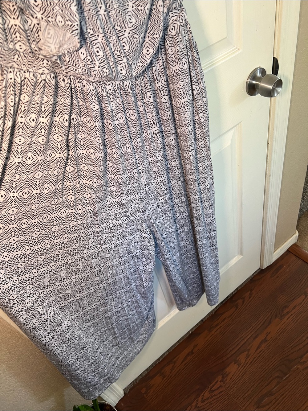 Anthropologie Maeve Jamie One Shoulder Jumpsuit Geometric Print Large - Picture 7 of 10